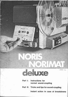 Noris Norimat DeLuxe manual. Camera Instructions.